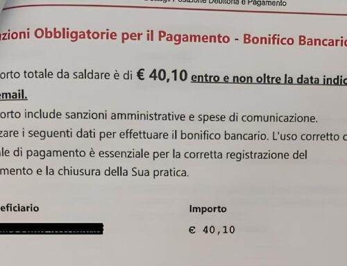 NUOVA MAIL TRUFFA : “DEVE PAGARE UNA VISITA”